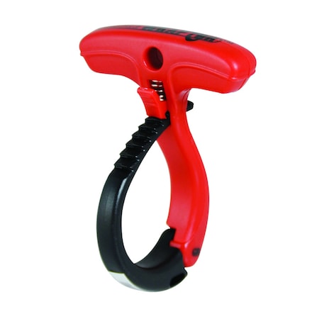 Gardner Bender Cable Wraptor, 2-1/2 in L, 2 in Max Bundle Dia., Black, Red, Stainless Steel, 50 lb Strength CW-T2RR25